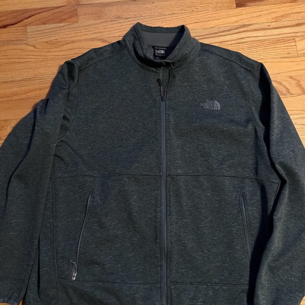 The North Face Men's Heather Charcoal Full-Zip Jacket